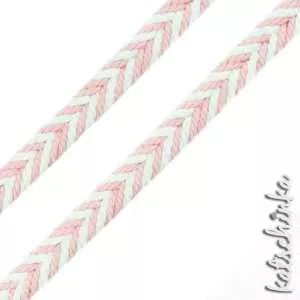 Fischgrät Baumwoll-Kordel 10 mm – Hochwertiges Hoodieband für Kleidung & Taschen